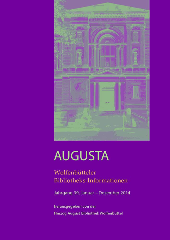 Wolfenbütteler Bibliotheks-Informationen 39/2014