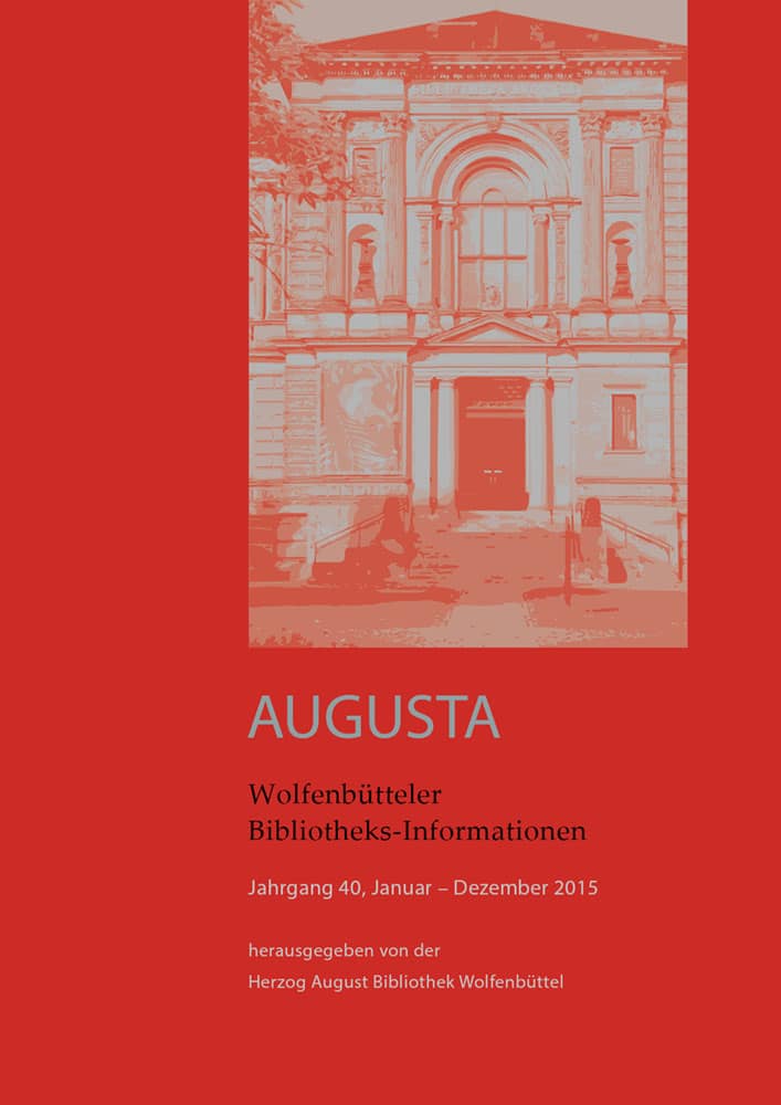 Wolfenbütteler Bibliotheks-Informationen 40/2015