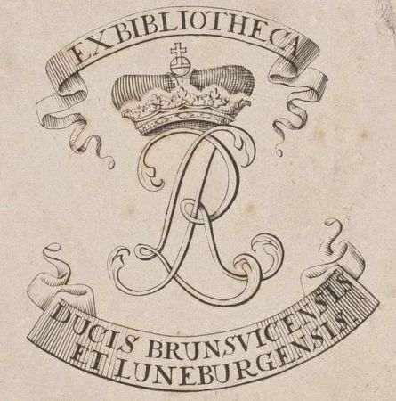 Das Ex Libris Ludwig Rudolphs (Cod. Guelf. 28 Blank).