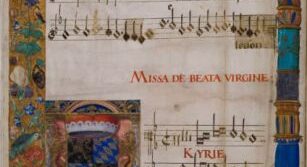 Seite aus Cod. Guelf. A Aug. 2°: Missa de Beata Virgine