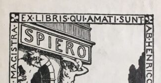 Exlibris von Olga und Heinrich Spiero